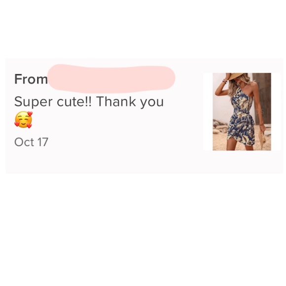 One Shoulder Floral Print on Pink Yellow Mini Dress Tie Side Overlapping Skirt - Picture 8 of 8